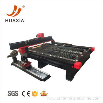 CNC pipe and sheet cutting machine with drilling